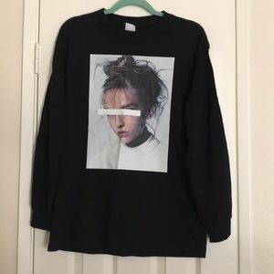Statement Graphic Print Long Sleeve
